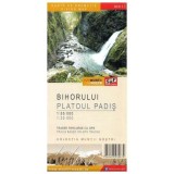 Muntii Bihorului. Platoul Padis. Harta De Drumetie. / Hiking map / Wanderkarte M 1:50.000/1:25.000