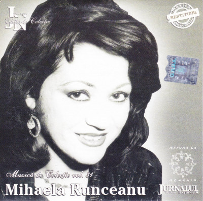 CD Pop: Mihaela Runceanu - Muzica de colectie ( Jurnalul National nr. 31 ) foto