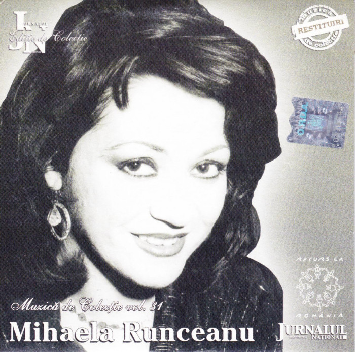 CD Pop: Mihaela Runceanu - Muzica de colectie ( Jurnalul National nr. 31 )