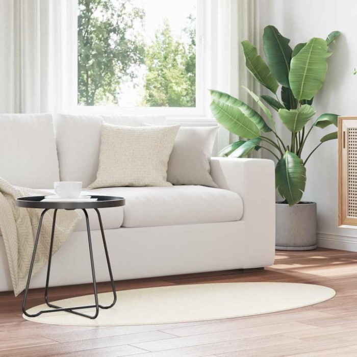 vidaXL Covor Crem 80 x 150 cm Poliester