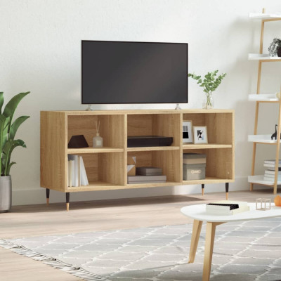 Comoda TV, stejar sonoma, 103,5x30x50 cm, lemn compozit GartenMobel Dekor foto