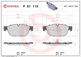 BREMBO P 61 115 PRIME LINE set placute frana,frana disc