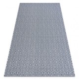 Covor CASA ECO SISAL Boho Caro 22084 albastru inchis / cremă, covor reciclat, 172x270 cm