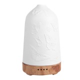 Cumpara ieftin Difuzor aromaterapie portelan lemn Fluturasi &Oslash; 9x17 cm