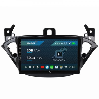 Navigatie Opel Corsa E Adam (2013-2019), P-Octacore 2GB RAM + 32GB ROM, 9 Inch - AD-BGP9002+AD-BGRKIT387 foto