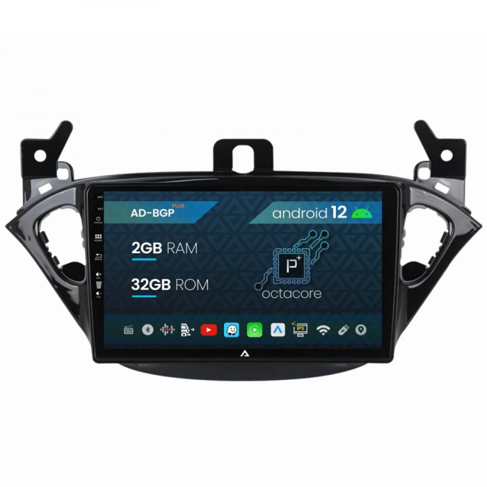 Navigatie Opel Corsa E Adam (2013-2019), P-Octacore 2GB RAM + 32GB ROM, 9 Inch - AD-BGP9002+AD-BGRKIT387