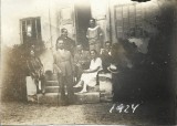 A3920N Lucian Blaga, Cornelia Blaga născută Brediceanu, Cornelia Brediceanu născută Rădulescu și Caius Brediceanu, Lugoj, 1924, FOTOGRAFIE MICĂ