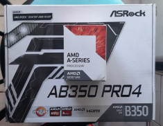 Kit AM4 ASRock AB350 Pro4 + AMD A6 9500E 3.0GHz box foto