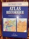 Georges Duby - Atlas historique 315p format mare cartonat