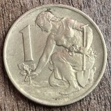C50 - Moneda foarte veche - Cehoslovacia - 1 koroana - 1967