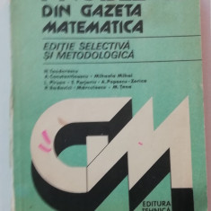 myh 31f - CULEGERE MATEMATICA - DIN GAZETA - N TEODORESCU - ED 1984