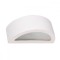 Lampă De Perete Atena Albă Ceramică 1 Bec Semicircular Modern De Interior