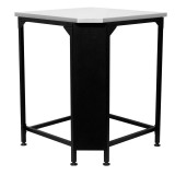 Modul Bucatarie De Exterior Negru Cu Blat Inox, Cozze 90531, 90X60X90Cm