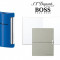 Set Minijet Lighter Blue S.T. Dupont si Note Pad Hugo Boss