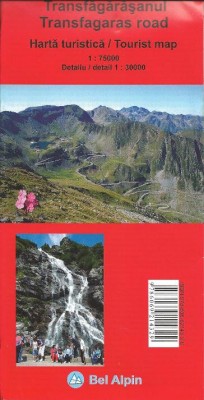 Die Transfogarascher Hochstra&amp;szlig;e : Touristische Karte / Harta Transfagarasanul 1:75.000 - Detailkarte 1:30.000 foto