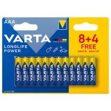 BATERIE ALCALINA LONGLIFE POWER LR03 8+4 VARTA EuroGoods Quality
