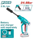 TOTAL - APARAT DE SPALAT CU PRESIUNE - LI-ION - 20V - 24.8BAR PowerTool TopQuality