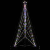 VidaXL Pom de Crăciun LED 615 LED-uri colorate 404,5 cm