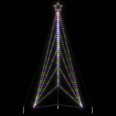 Pom de Crăciun LED 615 LED-uri colorate 404,5 cm foto