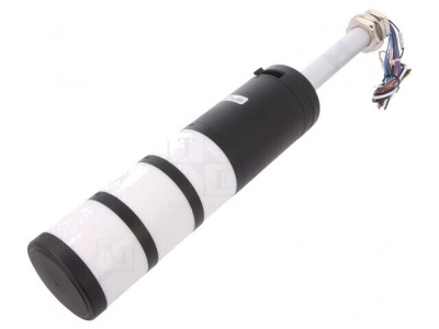 Coloană de Semnalizare LED Roșu/Ambră/Verde QTR70LF-BZ-3-24-RAG foto