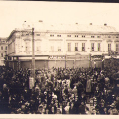 HST P1546 Poză manifestație antirevizionistă Oradea anii 1930