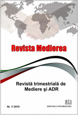 Revista Medierea - Nr. 1 2010 foto