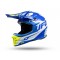 MBS Casca motocross/enduro Ufo Intrepid, alb/albastru/galben neon, marimea XL, Cod Produs: HE157XL