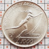 Cumpara ieftin 1338 San Marino 1000 Lire 1987 Zagreb University Games 35.000 km 214 UNC argint, Europa