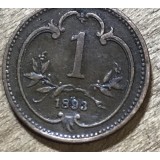 MNDSTR AUT3 Austroungharia 1 heller 1893