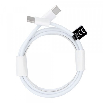Cablu Date si Incarcare USB-C - USB-C OEM HD26 Box, 30W, 2m, Alb foto