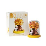 Set De Constructie Copac De Toamna Innovium&trade;, Natura in Miniatura, 280 Piese ABS, Design Complex, 6 &times; 6 &times; 7.8 CM