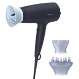 Uscator de par Philips BHD360/20, 2100W, accesoriu Thermo Protect, ingrijire cu ioni, 6 setari de viteza/temperatura, cap de coafare 14 mm, difuzor, A