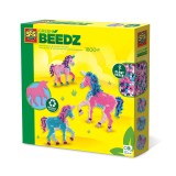 Set creativ Green Beedz &ndash; Margele de calcat Unicorn, SES Creative