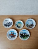 Lot de 5 farfurioare miniatura