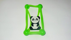 Husa Bumper universal Ursulet Panda Verde foto