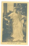 876 - Queen MARY, MARIA, Royalty, Regale, Romania - old postcard, CENSOR - used - 1917