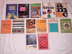 Pachet 13 carti LIMBAJE VECHI DE PROGRAMARE - Pascal, Cobol, Programare liniara foto
