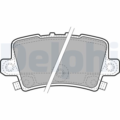 DELPHI LP1971 set placute frana,frana disc foto