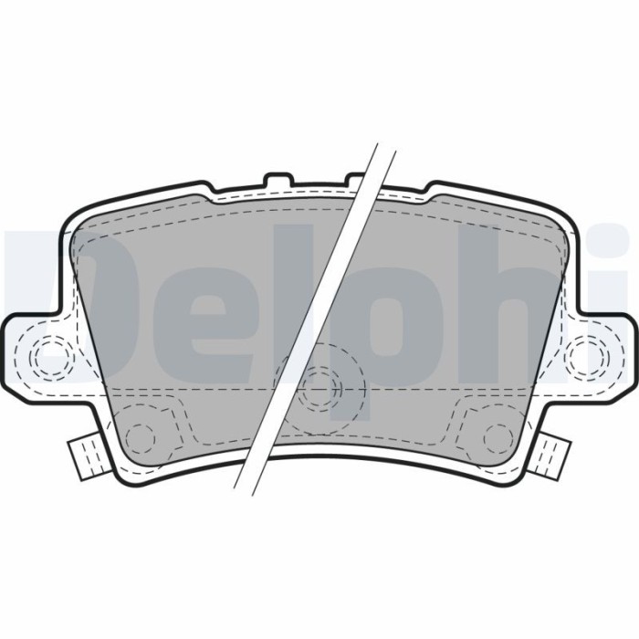 DELPHI LP1971 set placute frana,frana disc