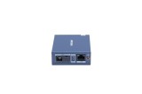 Transceiver Hikvision DS-3D501T-3, 1 x 10 100 1000 Mbps RJ45 port and 1 x 1000 Mbps SC fiber optical port, industrial-grade design with an operating t