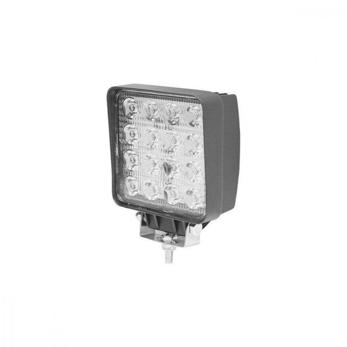 Lampa cu 16 LED-uri 10-30V 48W unghi radiere 60 de grade tip flood 108x108x57mm Breckner Germany