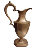 NI213 Carafă Art Deco din alpaca argintată, marcată AlpaDur