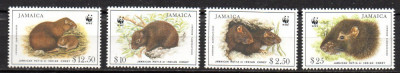 JAMAICA 1996, Fauna - WWF, serie neuzată, MNH foto