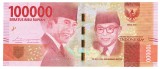 Indonezia 100 000 Rupiah 2016-17 P-160b Seria 646079