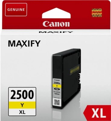 Cartus cerneala Canon PGI2500XLY, yellow, Dual Resistant High Density, capacitate foto