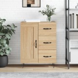 vidaXL Servantă, stejar sonoma, 69,5x34x90 cm, lemn compozit