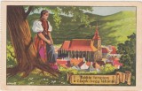 Brașov &ndash; Biserica Neagră, carte poștală ilustrată Gebhardt, circulată 1939