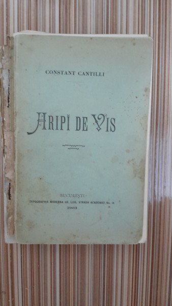 Aripi de vis - Constant Cantilli poezii