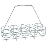 Suport sticle bar pentru 10 pahare - Suport pentru băuturi și vase din metal (zincat)