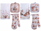 Cumpara ieftin Set textile bucatarie Craciun 38 x 64 H, 17 x 30 H, 18 x 18 H